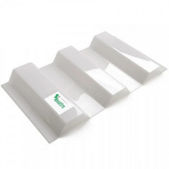 Поликарбонат трапеция МП/С-21 3000х1051х1,3мм (Молочный) Новаттро СафПласт