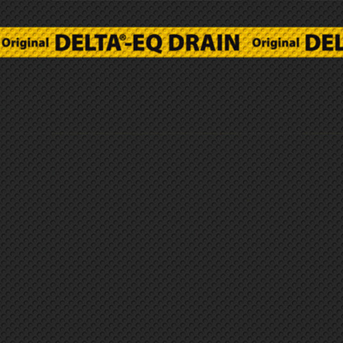 Дренажная мембрана 9мм DELTA-EQ-Drain 250кН/м2, 2,4x12,5м