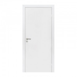 Дверь глухая 600*2000 Белое крашенное ГОСТ с замком Олови