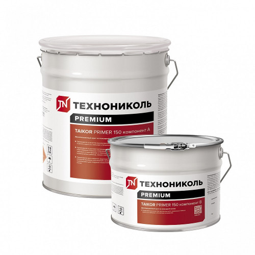 Грунт-эмаль эпоксидная двухкомпонентная TAIKOR Primer 150 (А: 20кг; B: 1,86кг), Технониколь