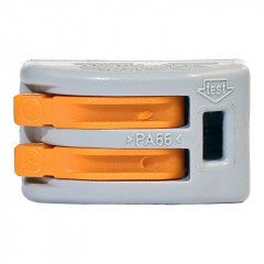 Клемма 2х(0,08-2,5кв.мм) WAGO 222-412, 20шт
