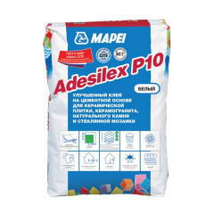 Клей для плитки Mapei Adesilex P10 белый C2TE, 25кг