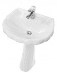 Раковина с пьедесталом Ромашка 815*600*480мм SANITA