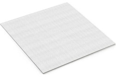 Монолитный поликарбонат 590х590х2 мм Призма прозрачный Новаттро