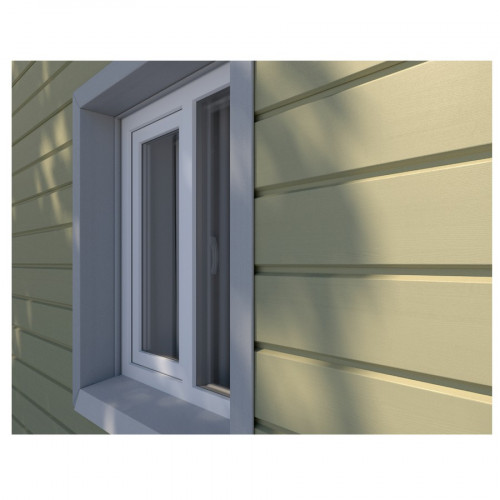 Сайдинг виниловый Брус 3000х304мм (0,91м2) мимоза, Технониколь