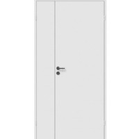 Дверь белая полуторная крашеная с притвором (в комплекте) М13,4*21 Олови