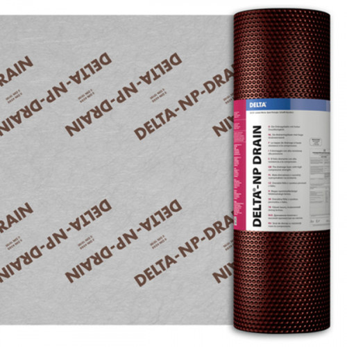 Дренажная мембрана 8мм DELTA-NP-Drain 150кН/м2, 2x20м