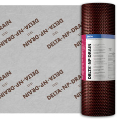 Дренажная мембрана 8мм DELTA-NP-Drain 150кН/м2, 2x20м