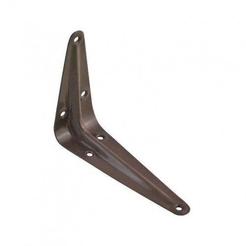 Уголок для полок (консольный кронштейн) 350х300мм коричневый