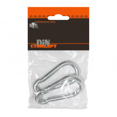Карабин пожарный DIN5299 М5 (2шт) SWFS