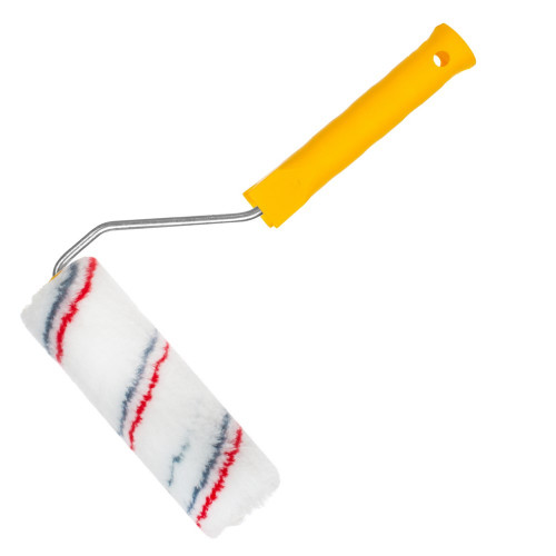 Мини-валик с рукояткой 100мм Велюр, РемоКолор 06-4-911