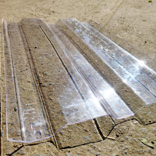 Поликарбонат трапеция МП/С-20 2000х1150х1,3мм (прозрачный) Новаттро СафПласт