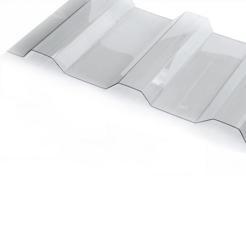 Поликарбонат трапеция МП/С-20 2000х1150х1,3мм (прозрачный) Новаттро СафПласт