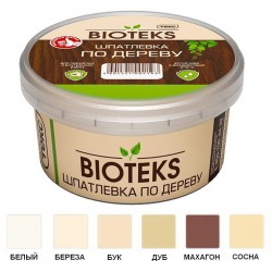 Шпаклевка по дереву акриловая дуб, 0,75кг ТЕКС Bioteks