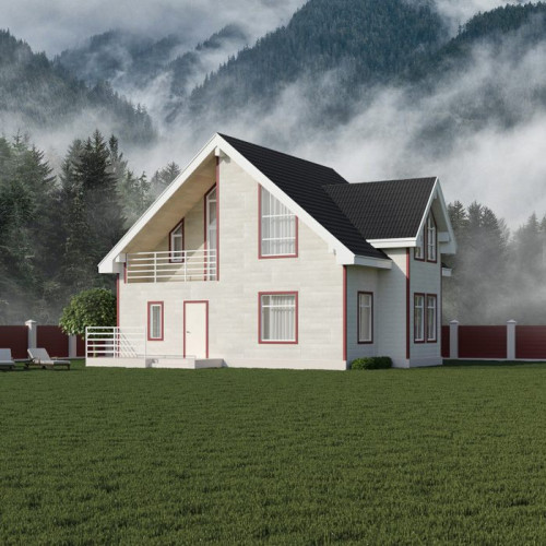 Фиброцементный сайдинг Roofas Кварц белый 10х200х2500мм, 0.5м2