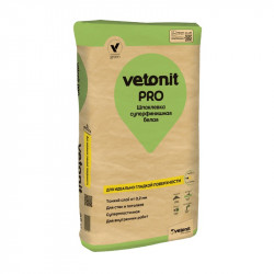 Шпаклевка финишная Vetonit Pro белая, 25 кг