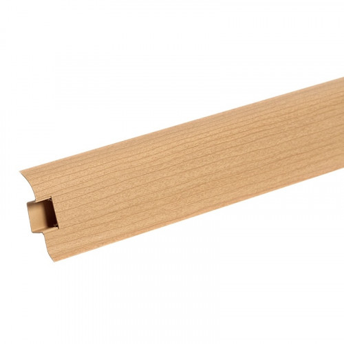 Плинтус Ideal Классик 55, 241 Вишня, 2,2м с кабель-каналом