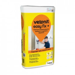 Клей для керамогранита Vetonit Easy Fix Plus, класс C1, 25 кг