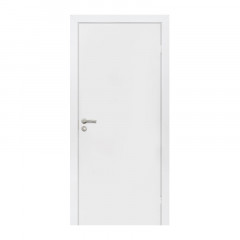 Дверь глухая 800*2000 Белое крашенное ГОСТ с замком Олови