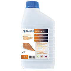 Добавка для строительных растворов (пластификатор) SilaCor 301 air-mix, 1л