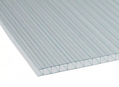 Сотовый поликарбонат 4мм Прозрачный 2,1х6м Ecovice 0,65 кг/м2