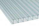 Сотовый поликарбонат 4мм Прозрачный 2,1х6м Ecovice 0,65 кг/м2