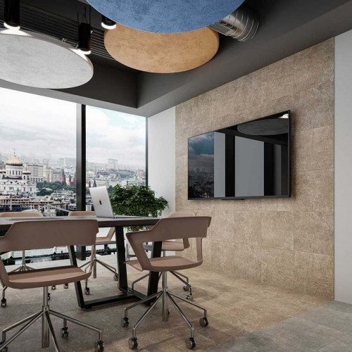 Плитка напольная 400х400х9мм Париж темно серая глазурь Люкс Axima, 10шт/1,6м2/уп