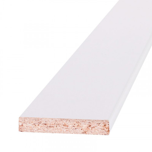 Наличник 2200х58х10мм ламинированный Белый Олови