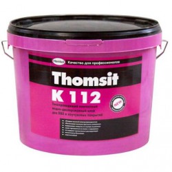 Токопроводящий клей для ПВХ и каучуковых покрытий Thomsit K 112, 12кг