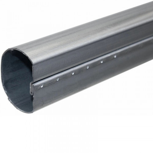 Столб для забора 1950х51х1,2мм полукруглый неокрашенный без заглушки Grand Line