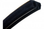 Уплотнитель самоклеящийся черный Sila Pro D40 14х12мм, 40м