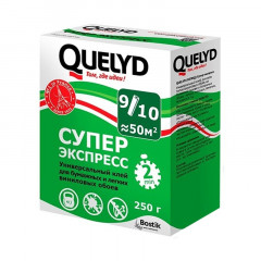 Клей для бумажных обоев Супер Экспресс Quelyd 250гр