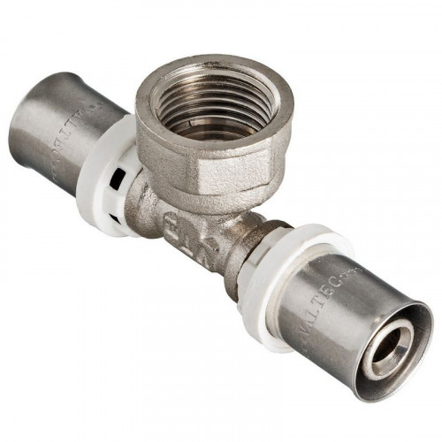 Тройник пресс 20х1/2"х20 внутренняя резьба Valtec VTm.232.N.200420