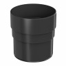 Муфта водосточной трубы ПВХ, Черный Оптима Технониколь 073467