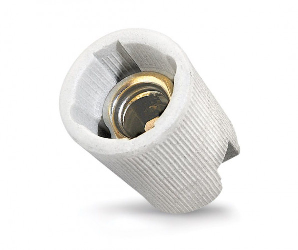 Патрон электрический E14 керамический подвесной 2А 250В UNIVersal 7944273