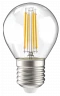 Лампа светодиодная филаментная G45 шарообразная 7Вт 230В E27 4000К, LLF-G45-7-230-40-E27-CL IEK
