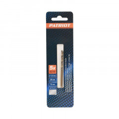 Сверло по металлу 3,5х70(39)мм HSS, Patriot 815010007