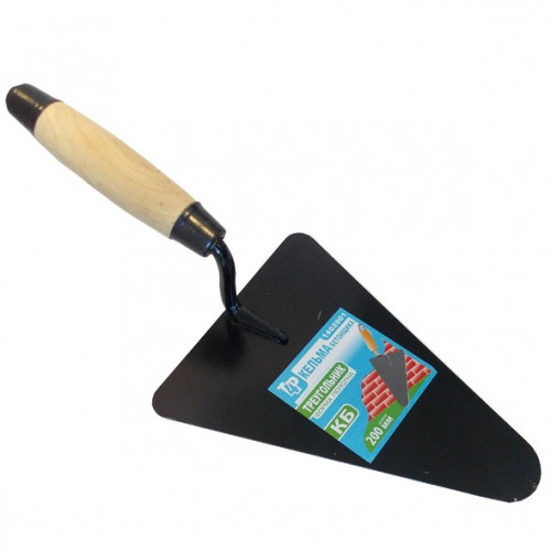 Кельма стальная Треугольник КБ деревянная рукоятка T4P 1402001