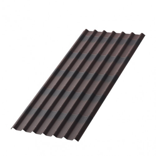 Лист Ондулин (onduline) Черепица коричневый 1,95x0,96м