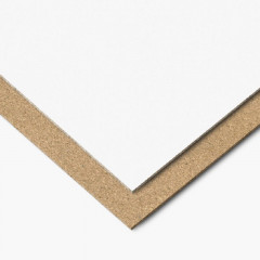 Плита ЛХДФ 3мм 2800х2070 (5,796м2) Белая Шагрень 101/РЕ Кроношпан