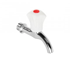 Кран водоразборный короткий излив, 1/2", 554-088