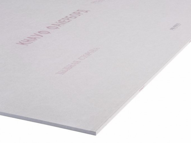 ГВЛО KNAUF Файерборд огнестойкий 2500х1200х12.5мм прямая кромка