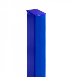 Столб для забора 2000х60х40х1,2мм синий с заглушкой Grand Line