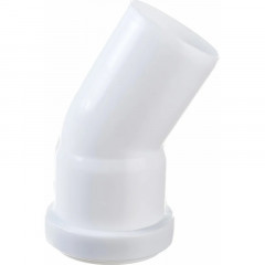 Отвод канализационный 50мм, 30 градусов бесшумный белый РТП 24551