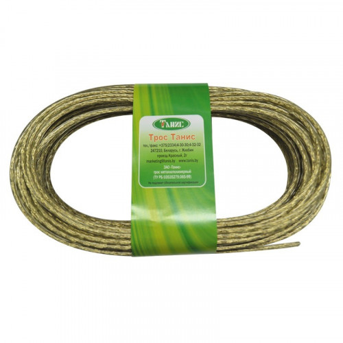 Трос стальной в ПВХ оплетке прозрачный, 2,5мм, 20м РемоКолор 51-9-010