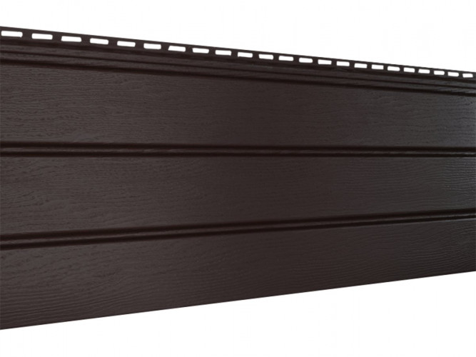 Софит без перфорации 3000*305мм коричневый Ю-пласт