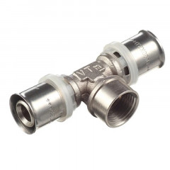 Тройник пресс 20х3/4"х20 внутренняя резьба Valtec VTm.232.N.200520
