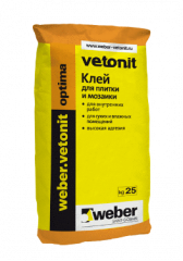 Клей для плитки Оптима ВЕТОНИТ, 25 кг