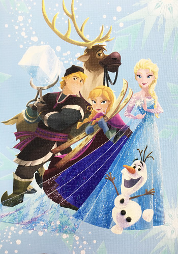 Обои виниловые на флизелиновой основе Disney Frozen 10*1,06м E-D-002 Erismann