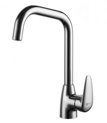 Смеситель для кухни поворотный высокий излив Pramen LeMark LM3355C